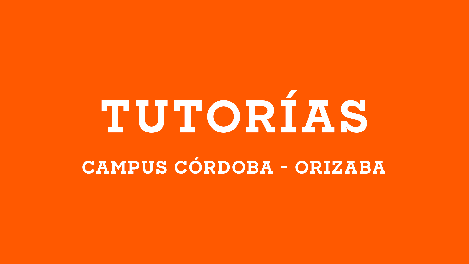 TUTORÍAS CORDOBA